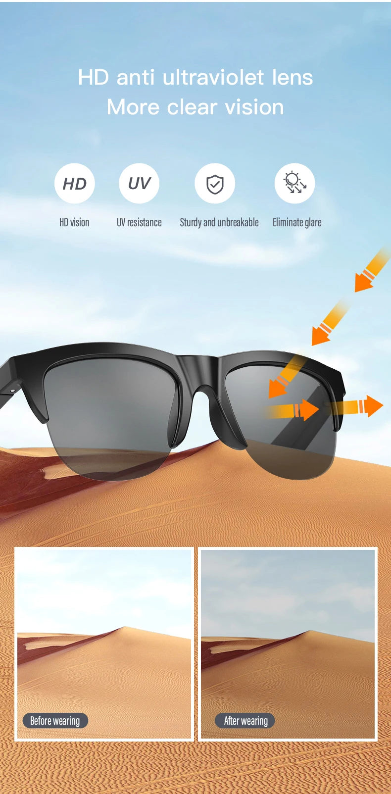 Bluetooth Smart Glasses