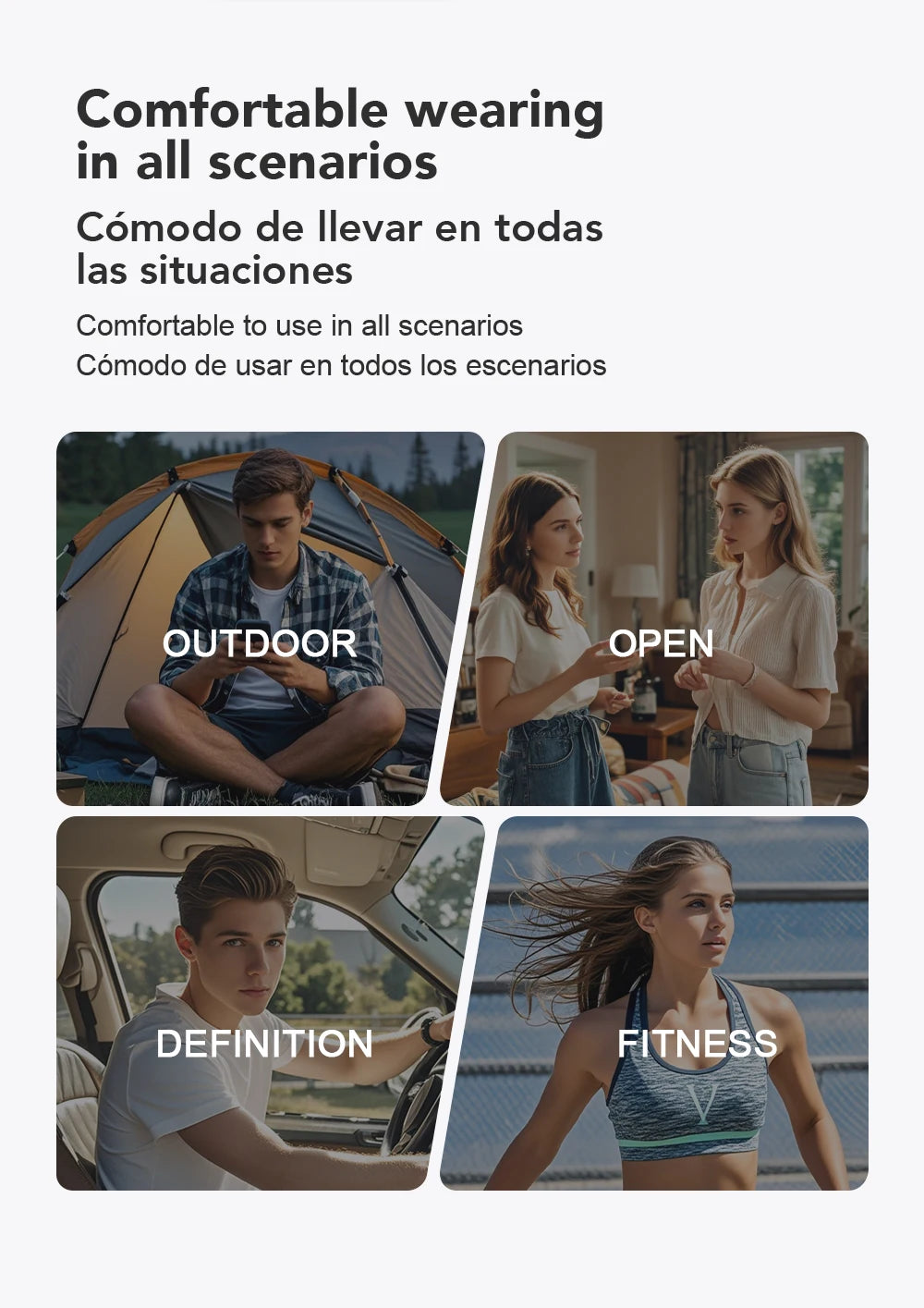 Translation Earphone ERAZER XT66pro OWS(Apps required)