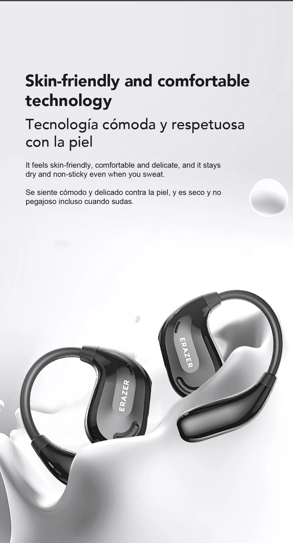 Translation Earphone ERAZER XT66pro OWS(Apps required)