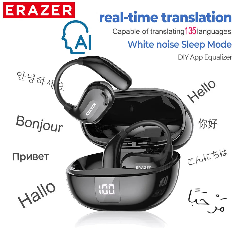 Translation Earphone ERAZER XT66pro OWS(Apps required)
