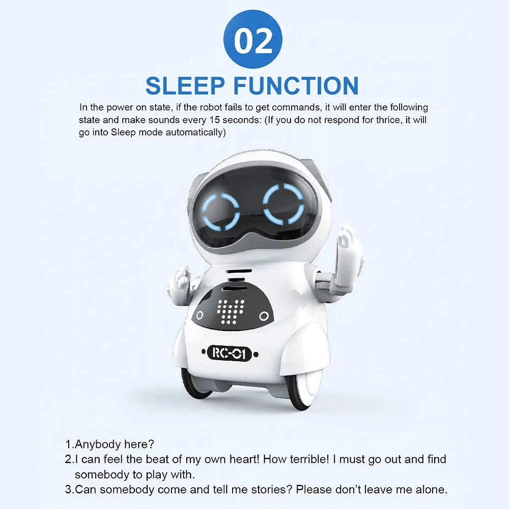 Emo Pocket Robot: AI Interactive Talking Mini Robot