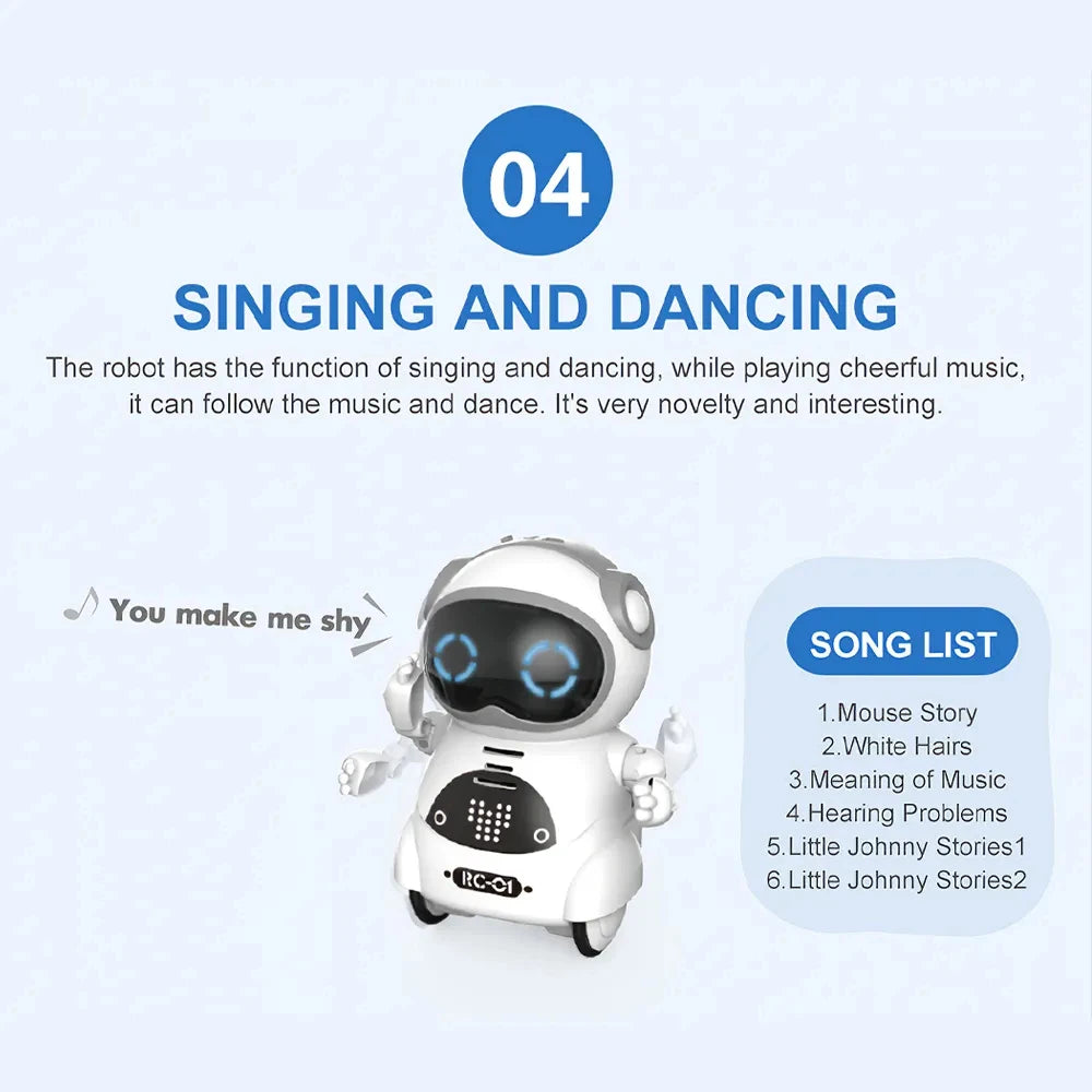 Emo Pocket Robot: AI Interactive Talking Mini Robot
