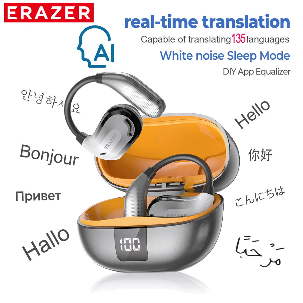 Translation Earphone ERAZER XT66pro OWS(Apps required)