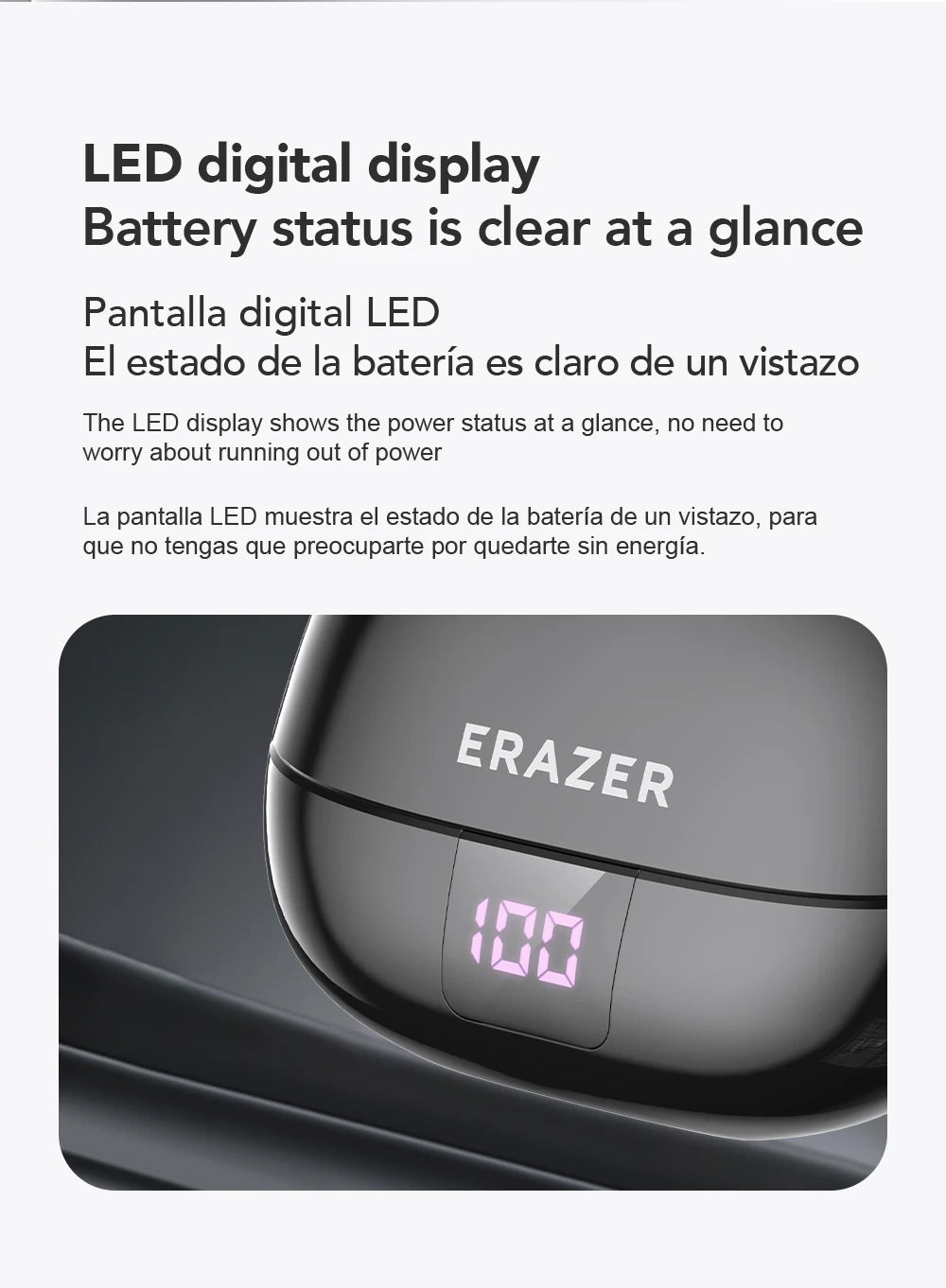 Translation Earphone ERAZER XT66pro OWS(Apps required)