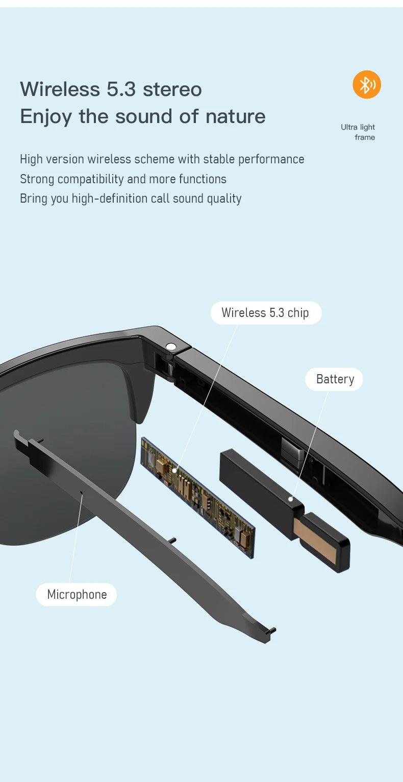 Bluetooth Smart Glasses