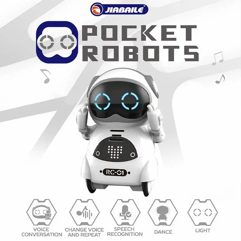 Emo Pocket Robot: AI Interactive Talking Mini Robot
